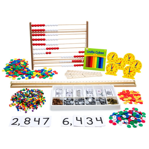 The Eureka Math basic kit for Grade 2 only includes the most essential items for a class of 24 students. 