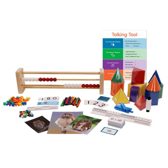 The Eureka Math Squared upgrade kit for Level 1 can be purchased by Eureka Math users to supplement their Eureka Math manipulatives kits.