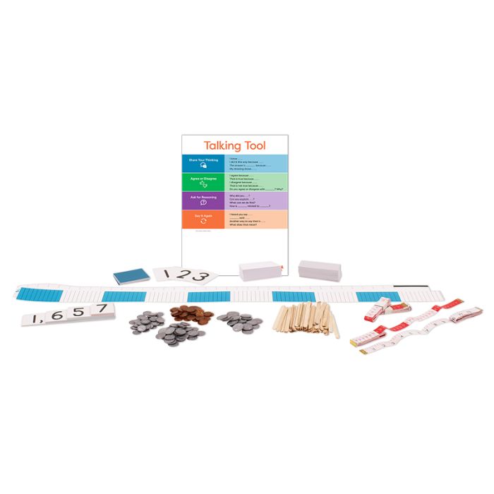 The Eureka Math Squared upgrade kit for Level 2 can be purchased by Eureka Math users to supplement their Eureka Math manipulatives kits.