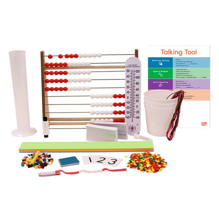 The Eureka Math Squared upgrade kit for Level 3 can be purchased by Eureka Math users to supplement their Eureka Math manipulatives kits.
