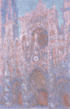 Rouen Cathedral: Setting Sun by Claude Monet, 1894