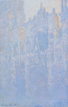 The Portal of Rouen Cathedral in the Morning Fog (Le portal, brouillard matinal) Claude Monet, 1894