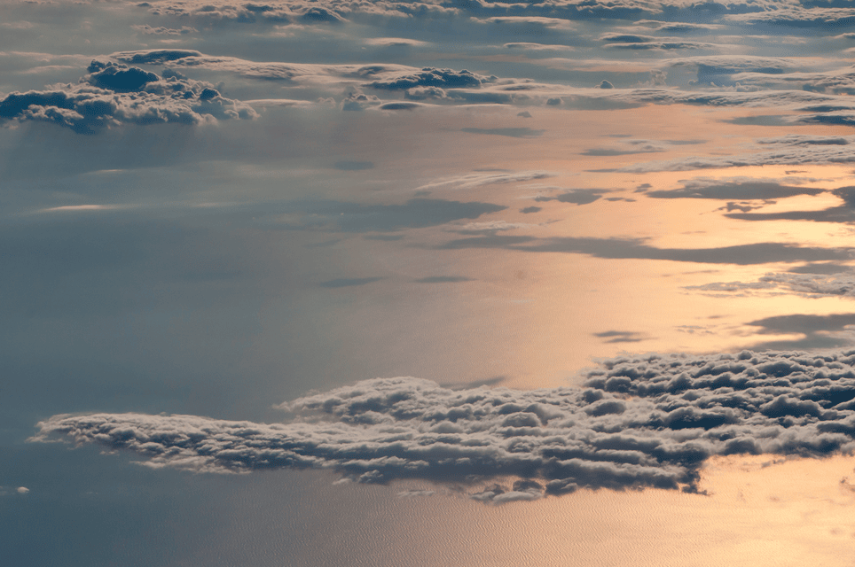 Level 4 Module 4 Lesson 2—Image of what appears to be only clouds but is both clouds and water