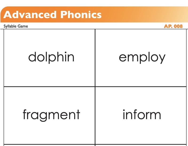Advanced Phonics
