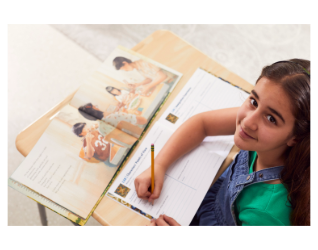 Arts and Letters Student Writing in Student Book