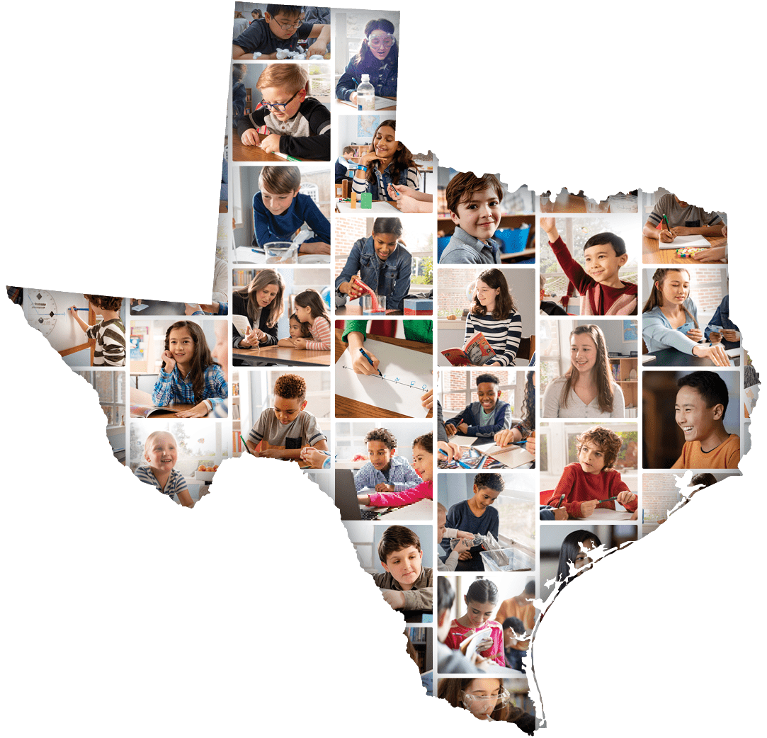 Texas - State Outline with Student Photo Grid_NEW
