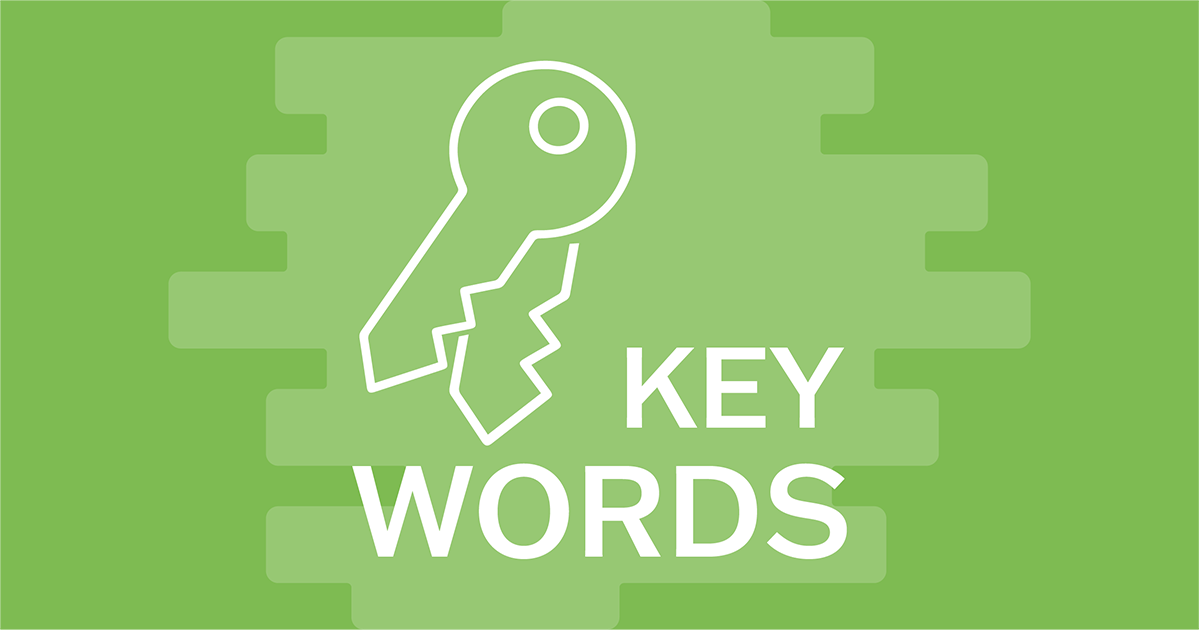 Keywords in Math